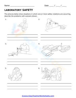 Laboratory Safety: A Comprehensive Worksheet