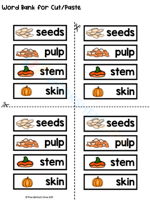 Identify the Parts of the Pumpkin: Fun Worksheet
