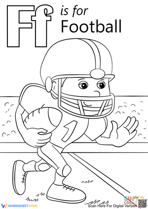 Letter F is for Football