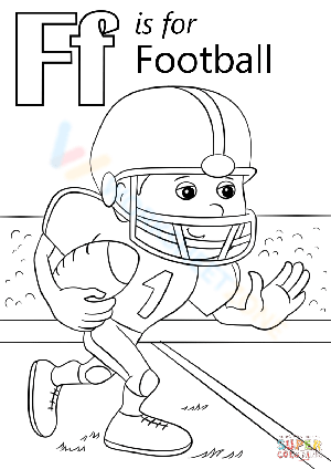 Letter F is for Football