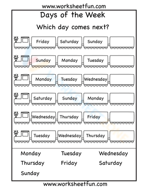 Which Day Comes Next?