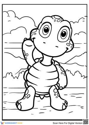 Waving turtle