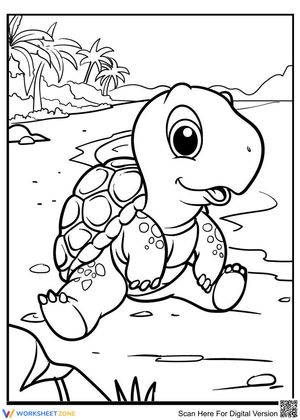 Sitting turtle