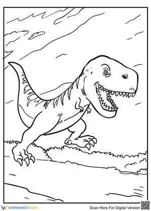 T-Rex Ready to Fight