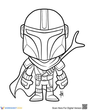 Chibi Character Drawing Worksheet