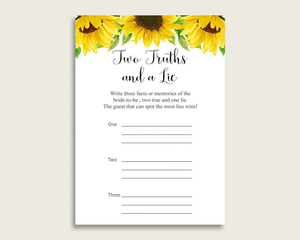 Two Truths and a Lie Worksheet
