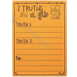 Two Truths and a Fib Worksheet
