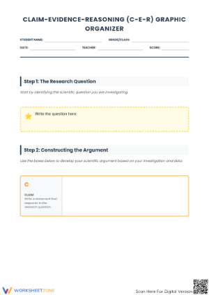 Claim, Evidence, Reasoning (CER)