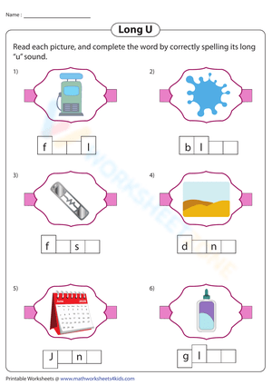 Completing Long U Names of Pictures