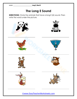 Learning The Long E Sound