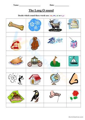 The long O sound