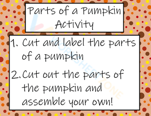 Pumpkin Parts Activity