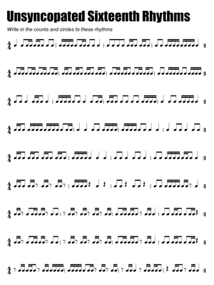 Practice with Rhythms