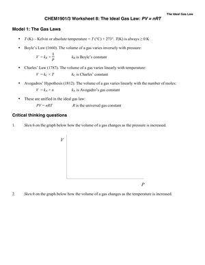 Understand the Ideal Gas Law