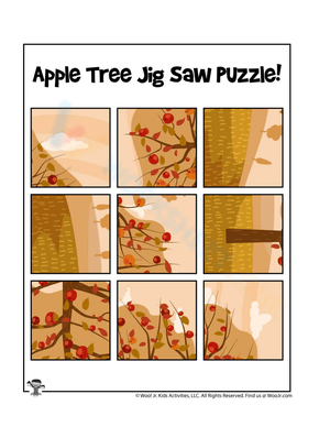Apple Tree Cut and Paste Activity