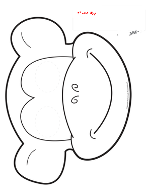 Printable Monkey Mask Craft Activity