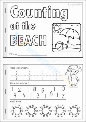 Counting at the beach