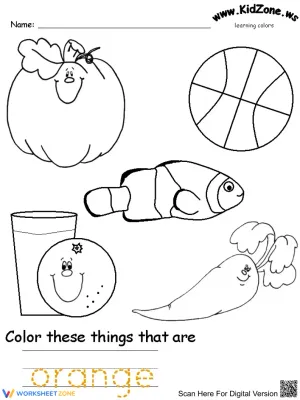 Color Me In: Orange