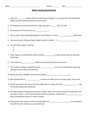 Hunting the Elements 2: Exploring Periodic Trends