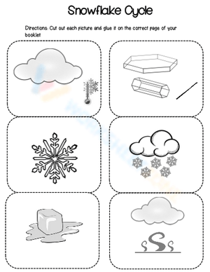 The Snowflake Cycle: A Science Education Worksheet