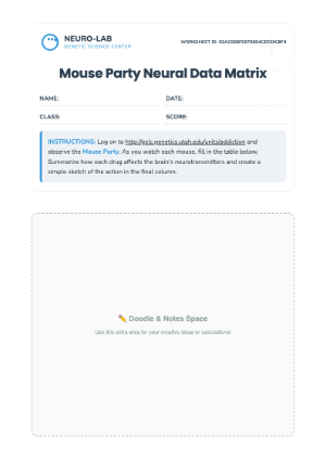 Mouse Party Neural Data Matrix