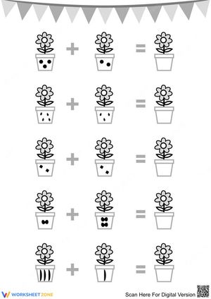 Fun Addition Coloring Worksheet for Kids