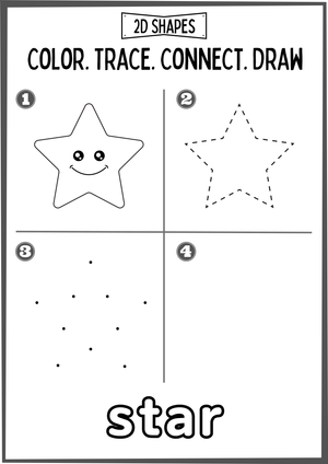 Color, Trace, Connect, and Draw