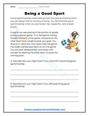 Practice Good Sportsmanship Skills for Kids