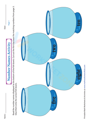 Number Names Activity