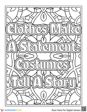 Creative Writing: Clothes and Costumes