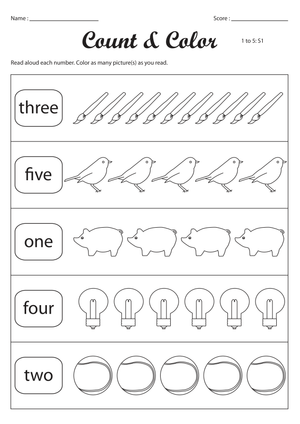 Count and Color Activity