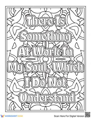There is Something at Work in My Soul