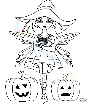 Halloween Fairy: Spooky Season Worksheet