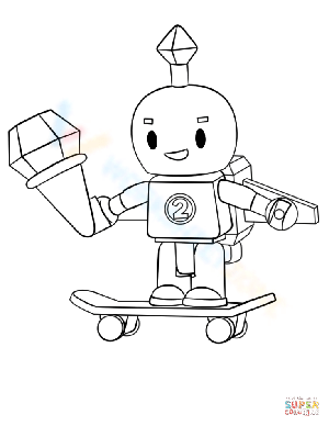 Roblox Robot: Design and Art Worksheet