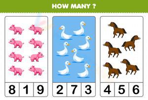 How many? Worksheet