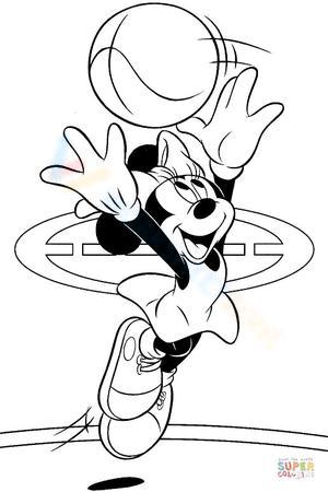 Minnie Mouse Catching the Ball