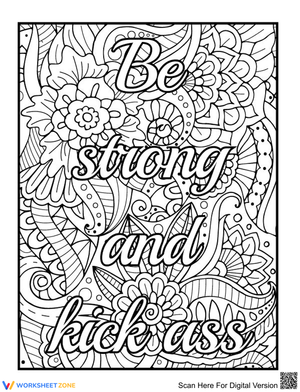 Stay Strong: A Motivational Worksheet
