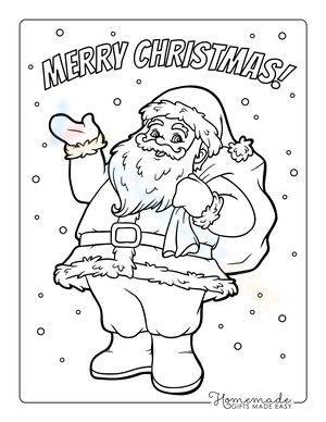 Santa Claus Coloring Page