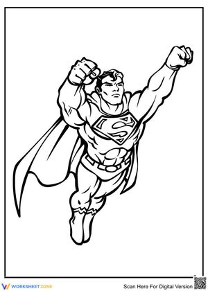 Superman Coloring Page