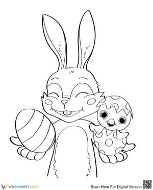 Cocomelon Easter Bunny Coloring Page | Essential Printable