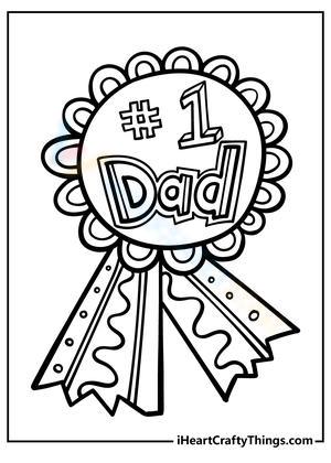 #1 Dad Worksheet: Father's Day Fun