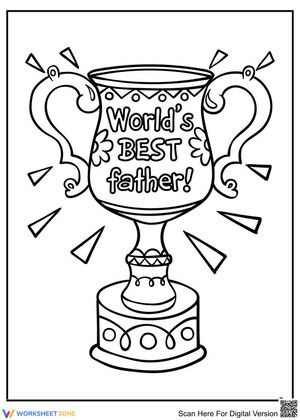 World's Best Father Worksheet: Father's Day Fun