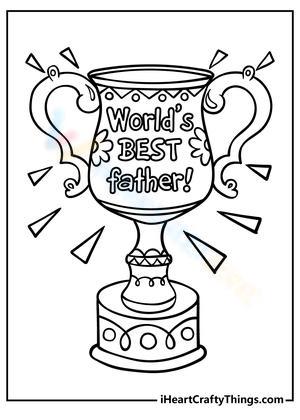 World's Best Father Worksheet: Father's Day Fun