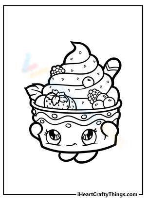 Adorable Ice Cream Worksheet: Coloring Fun