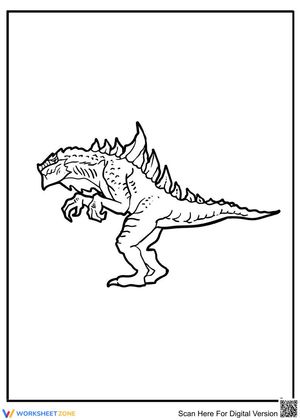 Godzillasaurus Coloring Page