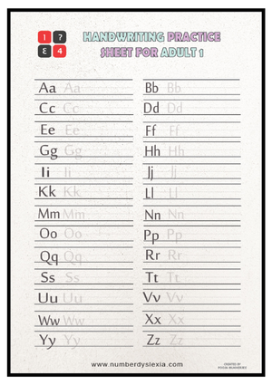 Printable Alphabet Handwriting Practice | Grade 2-3