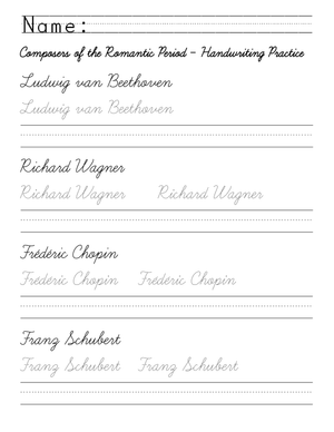 Composers of the Romantic Period: Music History