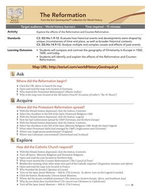Causes & Consequences: Protestant Reformation