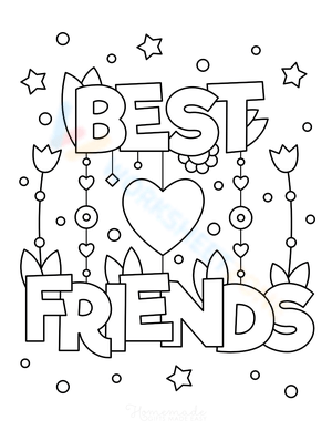 Best friends heart