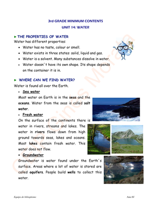 Properties of Water & Water Cycle | Essential Grade 6-8